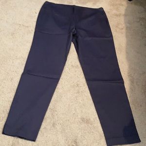 NWT TRACY NEGOSHIAN Navy Blue Frida Pants 10
